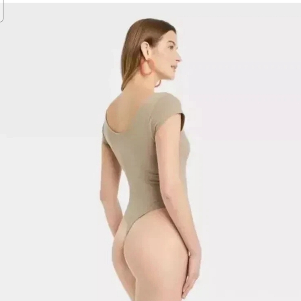 2 Women's Voop Bodysuits - Universal Thread Brown L & Black L